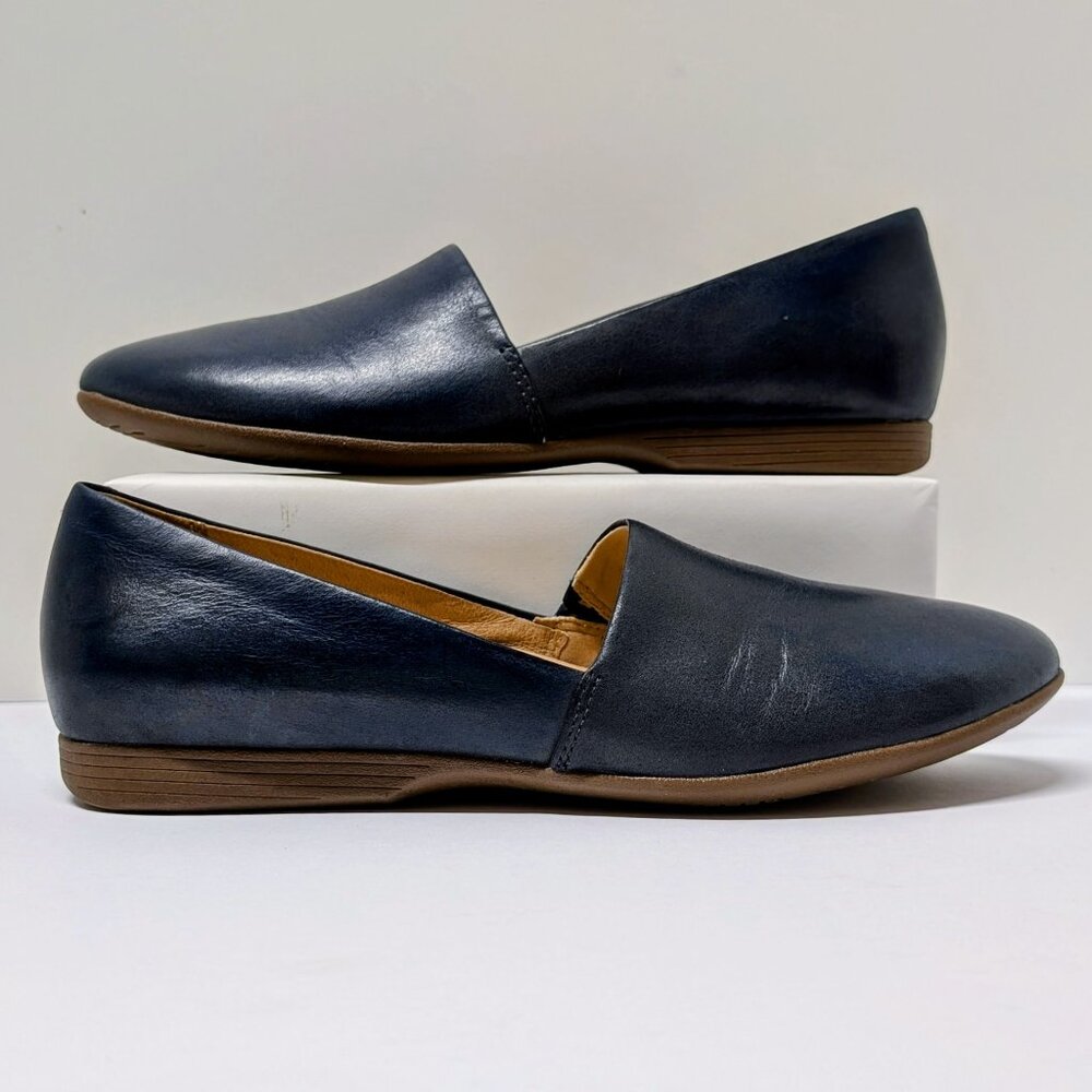 Dansko Larisa Navy Milled Nappa Flat - Picture 6 of 16